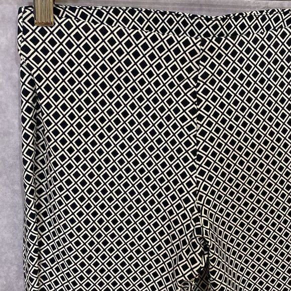 Michael Kors Super Skinny Pull-On Pants | Size S | Diamond Pattern - Picture 3 of 7